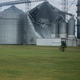 A 1.5 million bushel corn storage facility 7 miles north of Tama Toledo, destroyed by the derecho
